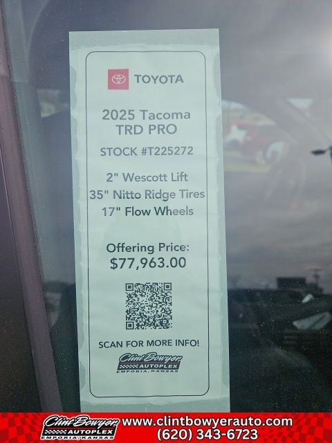 2025 Toyota Tacoma i-FORCE MAX TRD Pro