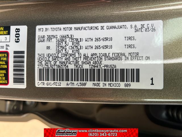 2026 Toyota Tacoma i-FORCE MAX TRD Sport i-FORCE MAX