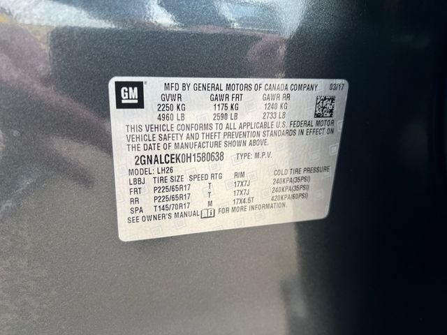 2017 Chevrolet Equinox LT