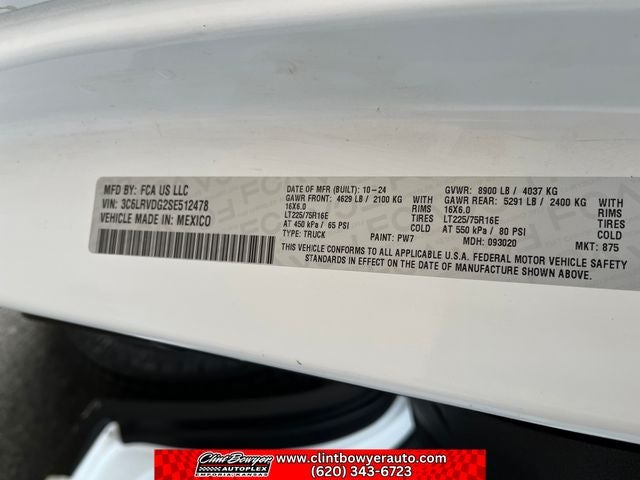 2025 RAM ProMaster 2500 High Roof