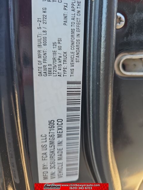 2021 RAM 2500 Laramie