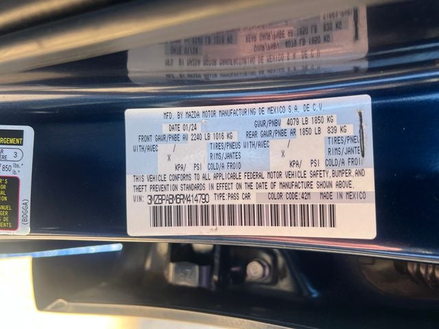 2024 Mazda Mazda3 2.5 S Select Sport