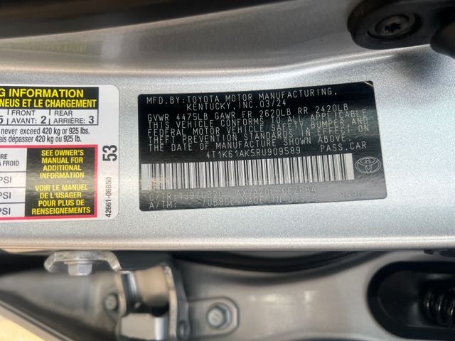 2024 Toyota Camry XSE